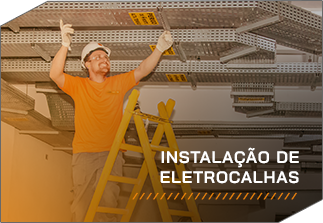 Instalação de eletrocalhas